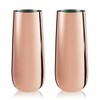 Viski Drinkware, Stainless Steel, Copper Finish - 3 of 4