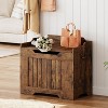 Storage Chest, Wood Large Toy Box,Toy Chest for Boys Girls, Storage Bench with Safety Hinge, Farmhouse Storage Trunk - 3 of 4