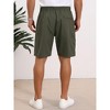 INSPIRE CHIC Men's Cotton Zipper Pockets Hiking Camping Cargo Shorts - 3 of 4