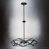 Urban Ambiance Luxury Modern Indoor Pendant,  22''H x 24-1/2"W x 24-1/2''D,  Matte Black Finish, UHP4835 - 3 of 4