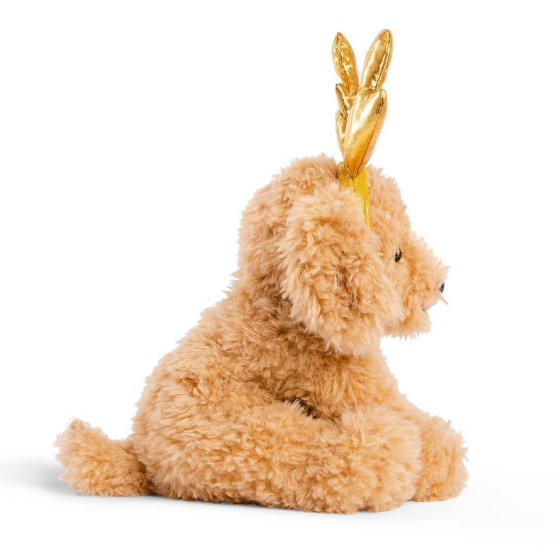 FAO Schwarz Cheers 4 Antlers Golden Mutt 12&#34; Stuffed Animal with Removeable Wear-and-Share Ears, 4 of 9