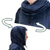 PAVILIA Wearable Blanket Hoodie Women Men, Oversized Sweatshirt Hooded Sweater, Fleece Soft Cozy Warm Plush Gift Ideas - 2 of 4