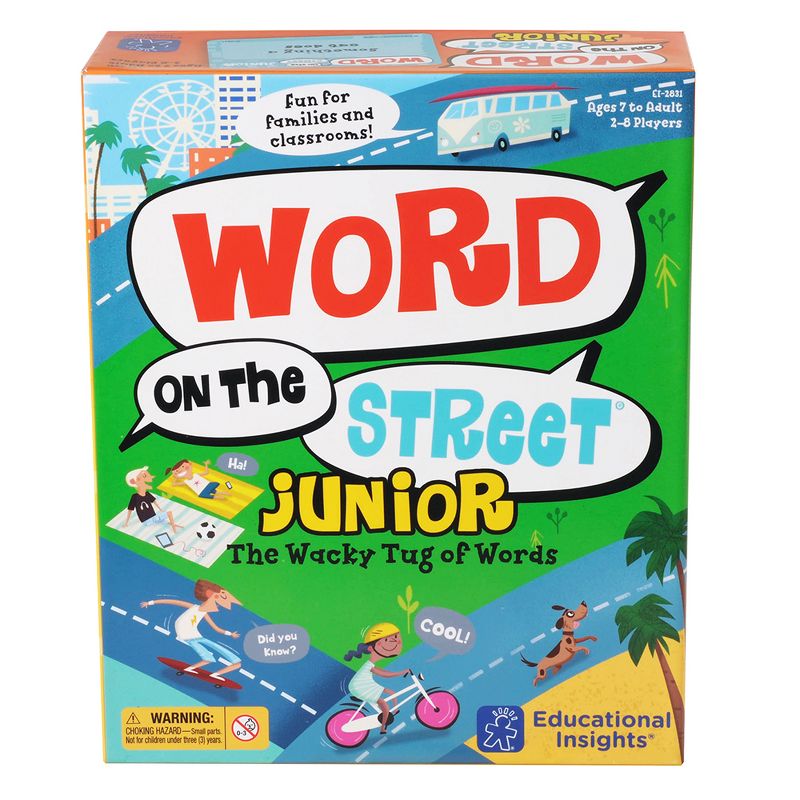 Educational Insights Word on the Street Junior Vocabulary & Word Board Game, Ages 7+, 1 of 8