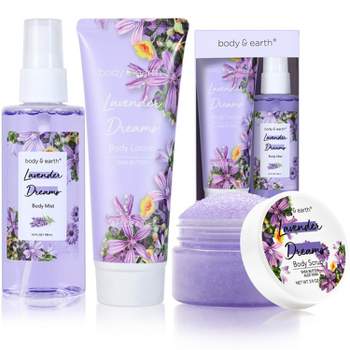 Body & Earth 3pc Lavender Body Care Gift Set
