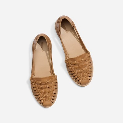 Nisolo Sustainable Women's Huarache Sandal Almond, Size 8 : Target