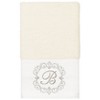 Linum Home Textiles 100% Turkish Cotton MONICA 3PC Embellished Towel Set - 3 of 4