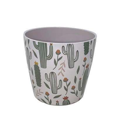 Tierra Garden 7" Round Self-Watering Bamboo Pot