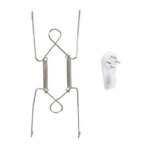 Unique Bargains Stainless Steel Invisible Design Tip Protector Vertical Plate Holder - 1 of 4