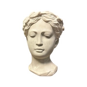 Slickblue Decorative Lady Head Planter, Open Top, Indoor Plant Pot, Contemporary, Multi-Finish, 5.8x8" - 1 of 4