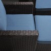 Resenkos 7 seats rattan patio furniture set, Outdoor Sectional Furniture, PE Rattan, - 4 of 4
