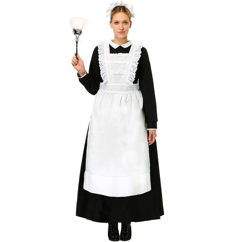 HalloweenCostumes.com Traditional Maid Costume for Women, 3 of 4