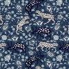 Leopard Print Square Throw Pillow Blue - Skyline Furniture - 4 of 4