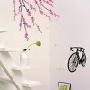 Slickblue Bike & Flowers Vinyl Wall Stickers – Large & X-Large Decals for Home, Living Room, Bedroom Decor - 3 of 3