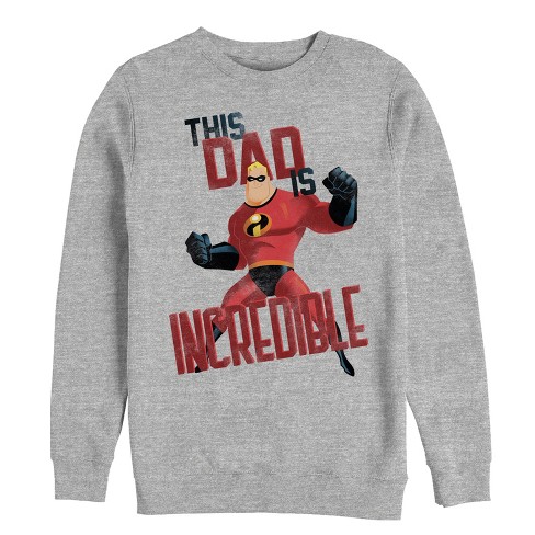 Men s The Incredibles This Dad Is Incredible Sweatshirt Target