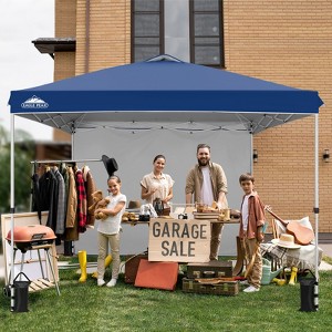 EAGLE PEAK Pop Up Canopy Tent with 1 Sidewall, Easy Setup Event Tent - 1 of 4