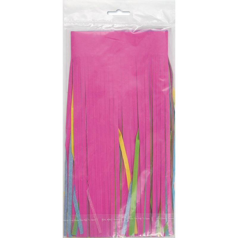 Neon Fringe Wall D&#233;cor Pink, 3 of 4