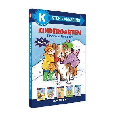 Kindergarten Phonics Readers Boxed Set - (Step Into Reading) by  Martha Weston & Anna Jane Hays & Terry Pierce & Kathryn Heling (Mixed Media Product)