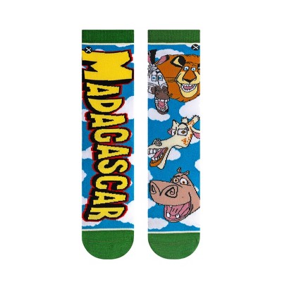 Odd Sox, Madagascar, Funny Novelty Socks, Large
