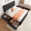 Bed Frame with 4 Storage Drawers and Headboard - 4 of 4