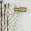 Versailles Lexington Ringlets Steel Heavy Duty Curtain Rods for Windows Set 86" - 144" Gold - 4 of 4