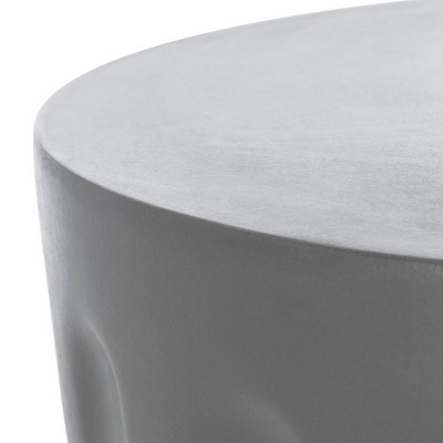 Vesta Dark Grey Concrete Indoor/Outdoor Accent Table
