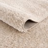 Hauteloom Heavenly Solid Beige Plush Rug - 2 of 4