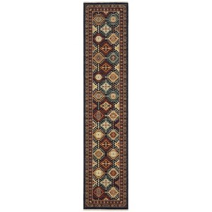 Oriental Weavers Lilihan 003B6 Navy/ Multi Indoor Area Rug - 2'6" x 12' - 1 of 4