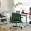 KTMBDW Classic Velvet Padded Mid-Back Height Adjustable Office Computer Desk Chair with Armrest - 2 of 4