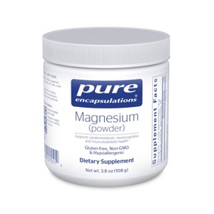 Pure Encapsulations Magnesium (Powder) - Supports Cardiovascular Function, Muscle Function, and Calming - 3.7 Ounces - 1 of 4