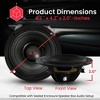 Pyle 3.5" High-Powered SVC Car Subwoofer with Grill - PLMG35 - 2 of 4
