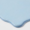 Scalloped Machine Washable Cushion Foam Bath Rug - Room Essentials™ - 3 of 4