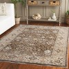 Hazel HZL502 Power Loomed Indoor Area Rug - Brown/Ivory - 6'x6' - Safavieh - 2 of 4