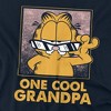 Garfield Father'S Day One Cool Grandpa Adult T-Shirt Navy - 2 of 4