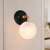 LNC Cllenqy Matte Gold Modern/Contemporary Vanity  Lights,Clear Glass/Opal Glass, 1 Light/ 3 Light - 2 of 4