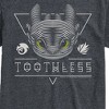 Men's - How to Train Your Dragon - Toothless Line Art Short Sleeve Graphic T-Shirt - 2 of 4