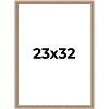 PosterPalooza | Photo Size Deco Brown Picture Frame - UV Acrylic, Foam Board Backing, Hanging Hardware - 2 of 4
