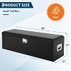 Heavy Duty Steel Truck Bed Tool Box with Lock, Waterproof Metal Toolbox for Truck, Pickup, RV & Trailer - 2 of 4