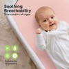 KeaBabies Organic Bassinet Sheet for Baby Girls, Boys, 2-Pack Soothe Bassinet Fitted Sheets, Bedside Bassinet Mattress Sheet - 4 of 4