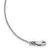 Black Bow Jewelry 1/6 Cttw White & Black Diamond 13mm Heart Necklace in Sterling Silver - 3 of 4