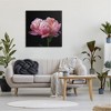 Stupell Industries Blooming Rose on Black, 30" x 30" - 2 of 4