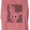 Women's Pokémon Eevee Pattern Graphic Racerback Tank - Heather Mauve - Small - 2 of 3