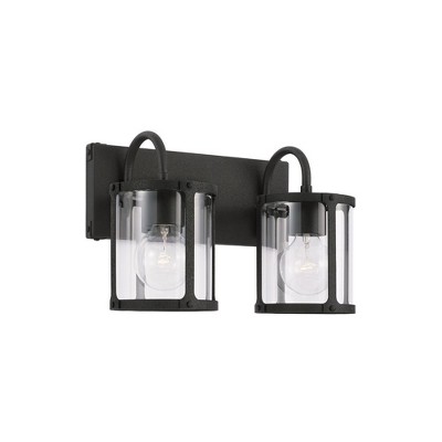 Capital Lighting Brennen 2 - Light Vanity in  Black Iron