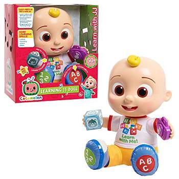 CoComelon Interactive Learning JJ Doll with Lights, Sounds, and Music to Encourage Letter, Number, and Color Recognition