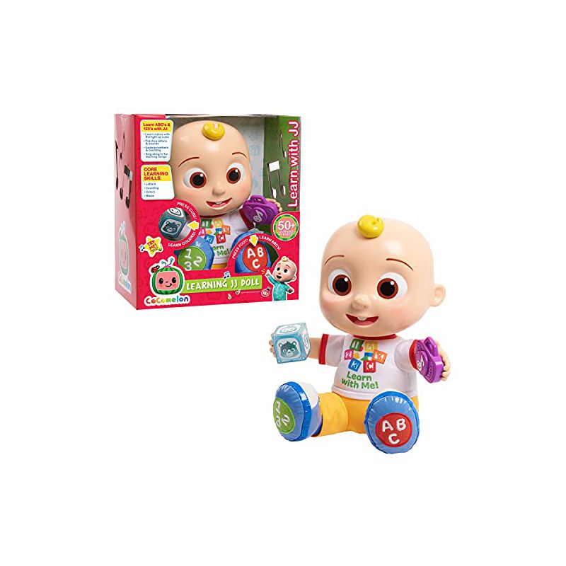CoComelon Interactive Learning JJ Doll with Lights, Sounds, and Music to Encourage Letter, Number, and Color Recognition, 1 of 6