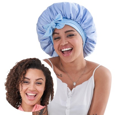 YEVYO Silk Bonnet for Sleeping Women, Satin Hair Bonnet for Sleeping for Wavy Curly Natural Hair Women Men