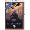 Trends International Marvel Heroic Silhouette - Black Panther Framed Wall Poster Prints - 3 of 4