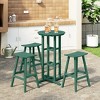 WestinTrends Malibu All Weather Hdpe Outdoor Patio Bar Height Bistro Set (4-Piece) - 2 of 4