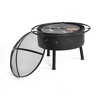WestinTrends Star & Moon Bonfire Round Steel Wood Burning Patio Fire Pit - 2 of 3