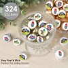 Big Dot of Happiness Calling All Knights and Dragons - Medieval Party or Birthday Party Small Round Candy Stickers - Party Favor Labels - 324 Count - 2 of 4