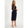 Scuba Sweetheart Bodycon Midi Dress - 2 of 4